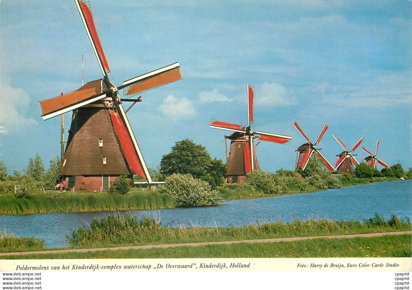 CPM Kinderdijk Holland Drainage Mills Of The Kinderdijk Complex Polder The Overwaard Moulin A Vent - Kinderdijk