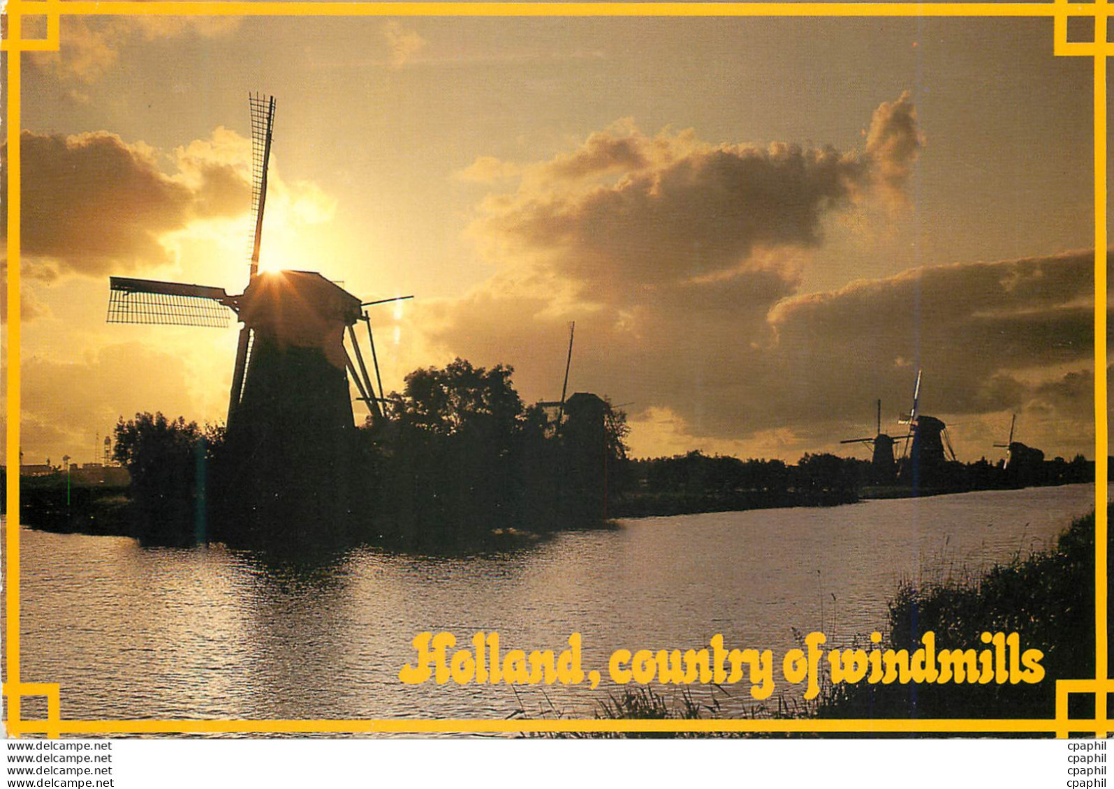 CPM Holland Country Of Windmills Moulin A Vent - Erythrée