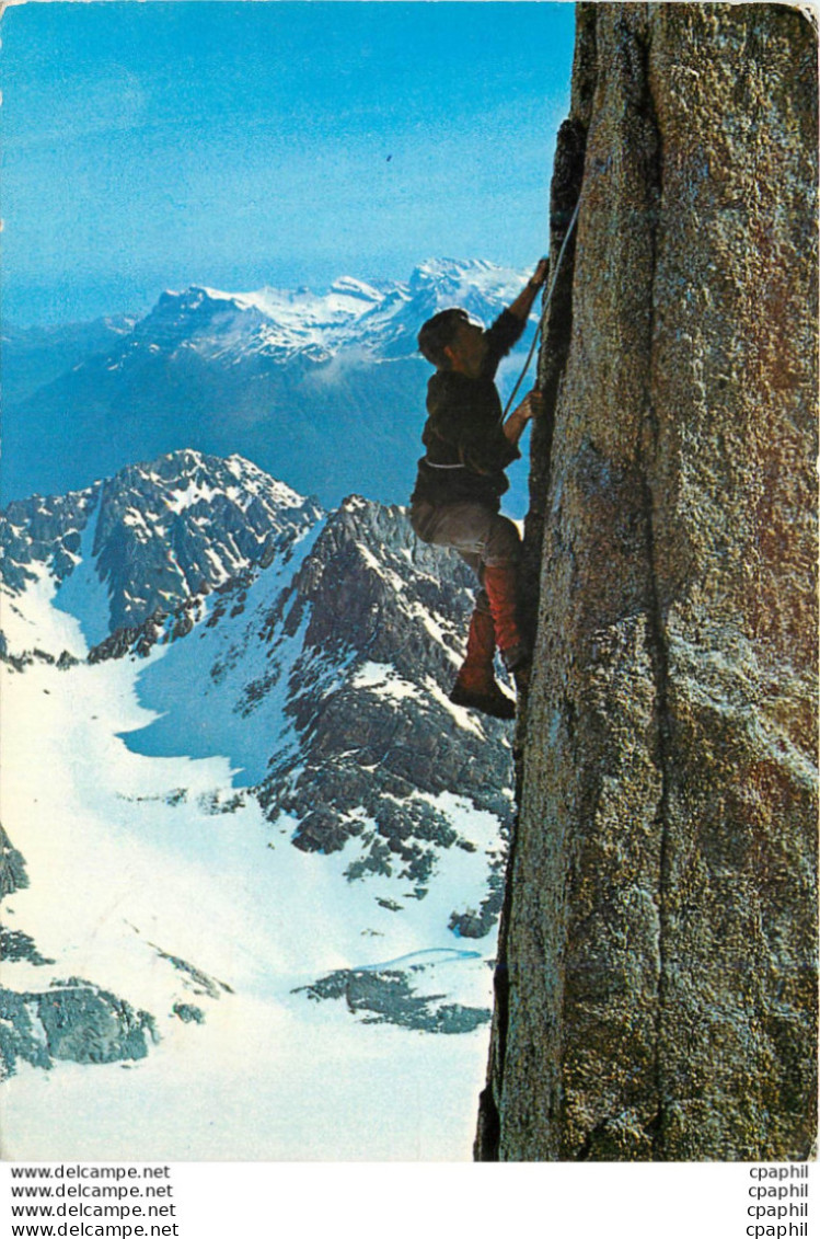CPM Varappe A La Chandelle Du Portalet Massif Du Trient Alpinisme - Climbing