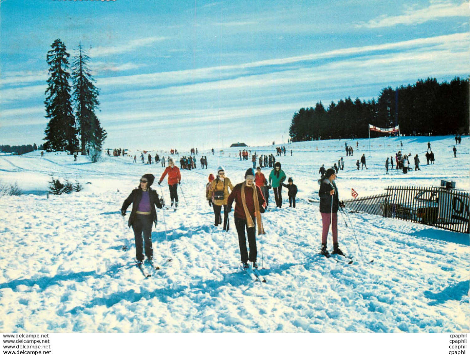 CPM Les Rasses Ste Croix Jura Suisse Pistes De Ski De Fond - Autres & Non Classés