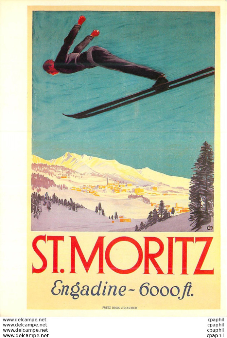 CPM Plakat St. Moritz - Moos, Carl