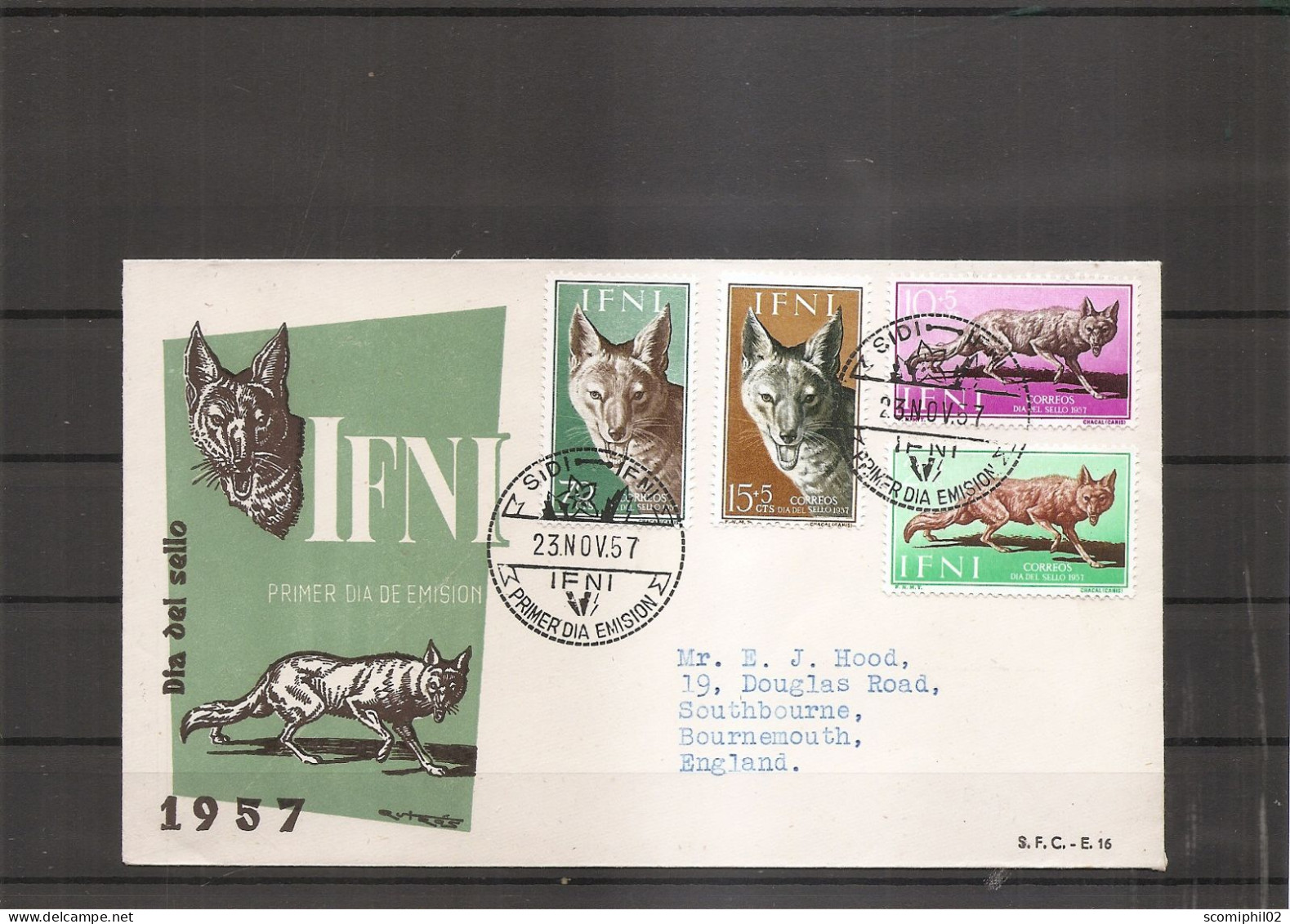 Ifni - Loups ( FDC De 1957 à Voir) - Ifni