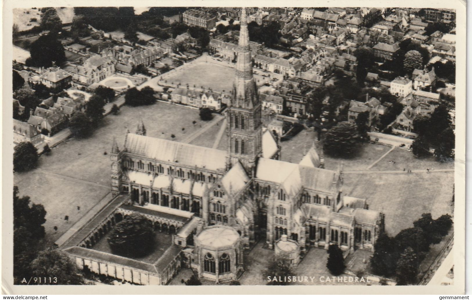 SALISBURY CATHEDRAL AERIAL VIEW - Salisbury