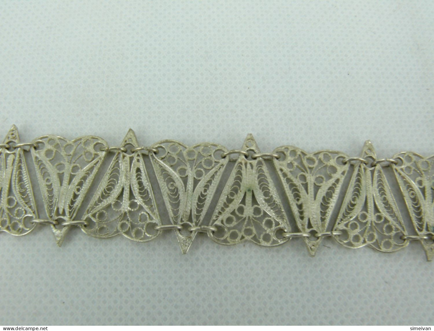 Beautiful Vintage Style Filigree Bracelet #2234 - Armbanden