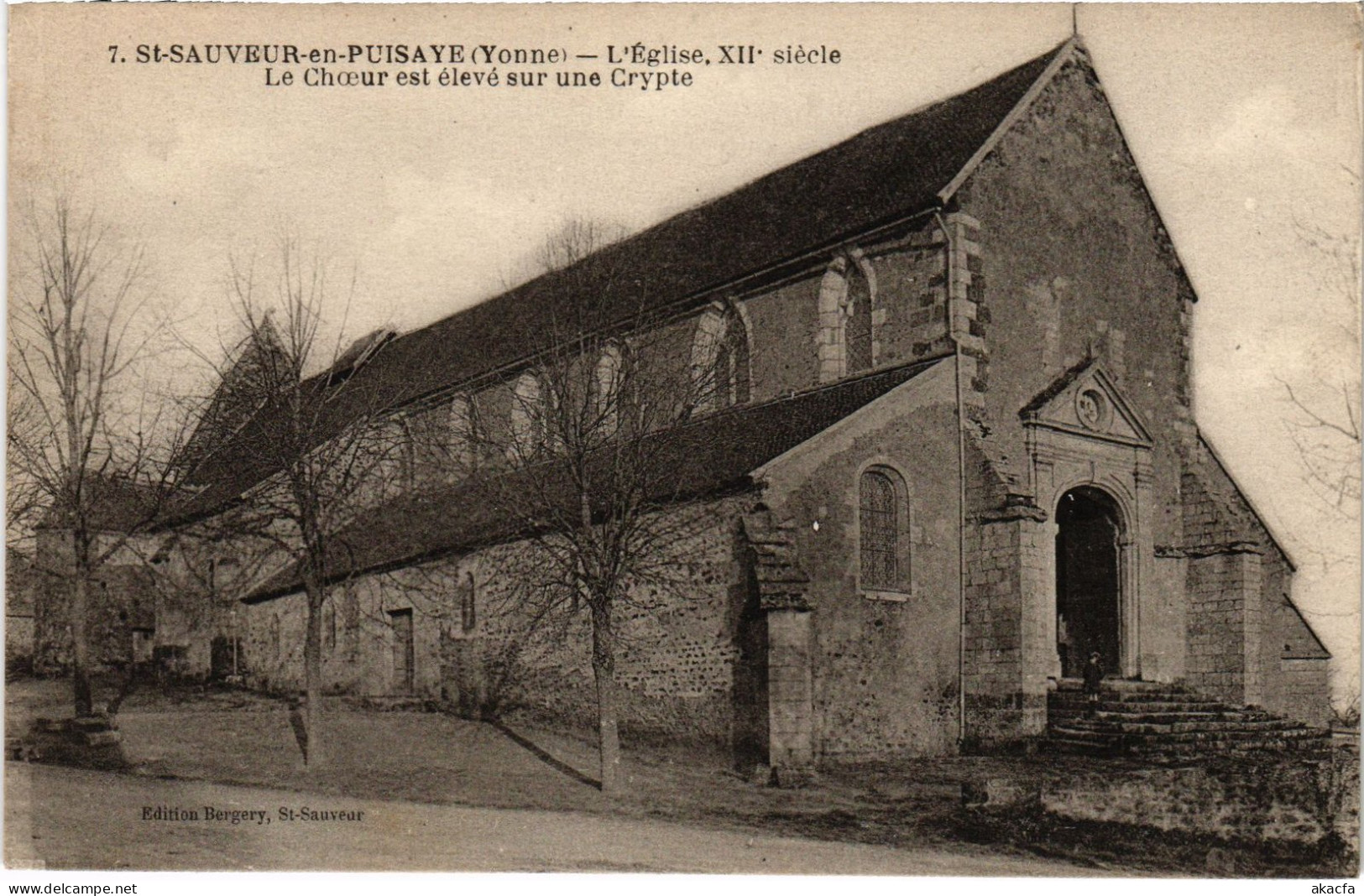 CPA St-Sauveur-en-Puisaye Eglise (1183719) - Saint Sauveur En Puisaye