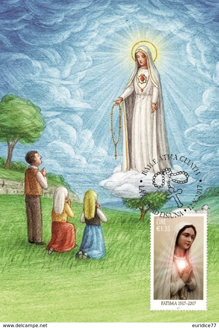 Ireland 2017 - Centenary Of The Apparitions Of Fatima Carte Maximum - Maximumkarten