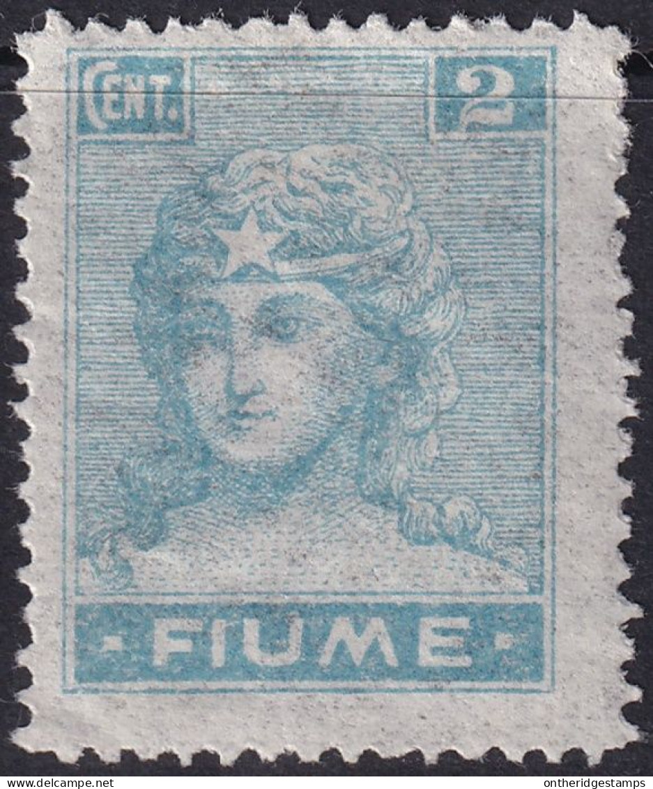 Fiume 1919 Sc 27a Sa B32 MH* Thin Translucent Paper - Fiume
