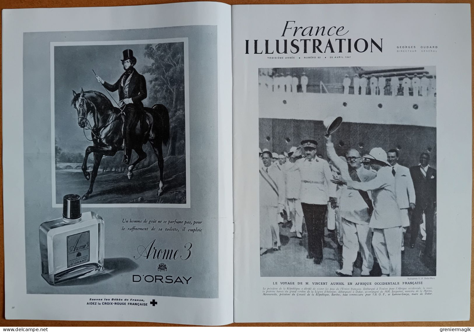 France Illustration N°82 26/04/1947 Port De Texas-City/Discours De Tanger/Indochine/Royal Tour/Maîtres Espagnols Londres - General Issues