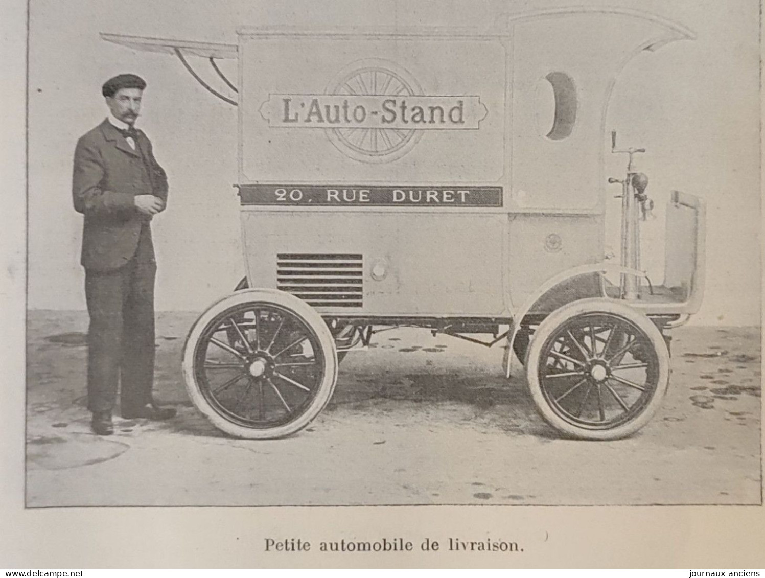 1902 Revue Automobile " LA LOCOMOTION " - L'AUTO-STAND PETITE AUTOMOBILE DE LIVRAISON - Car Racing - F1