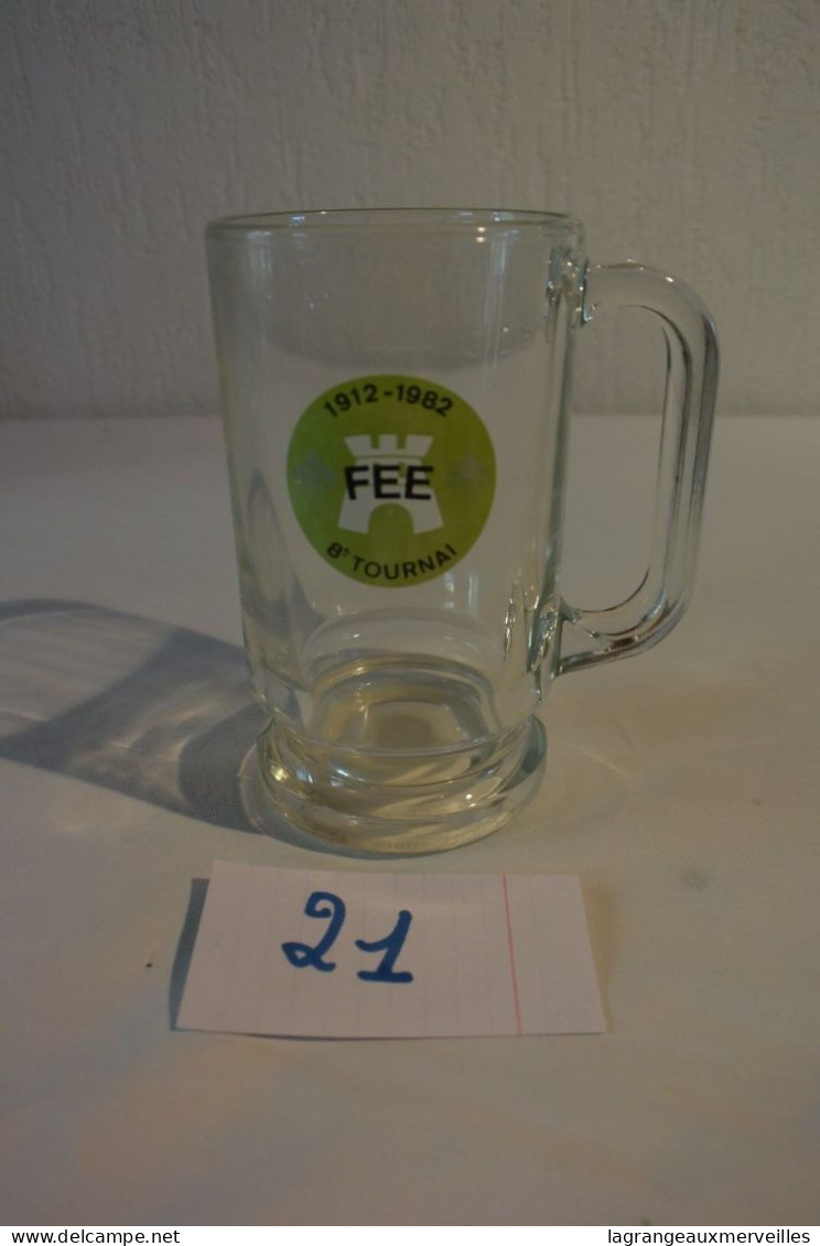 C21 Chope Collector Fee 1912-1982 Tournai Café - Verres