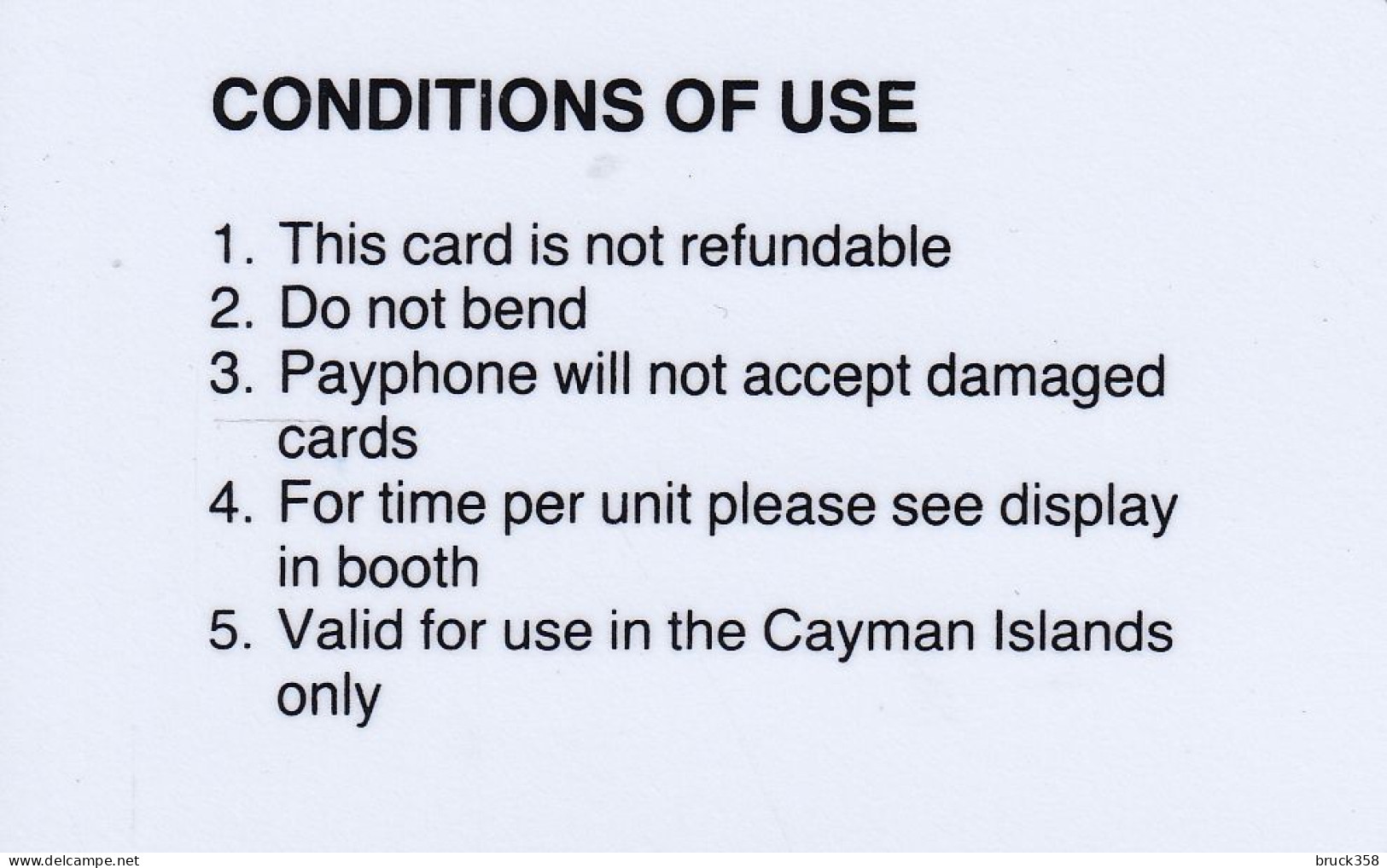 CAYMANN INSELN - Iles Cayman