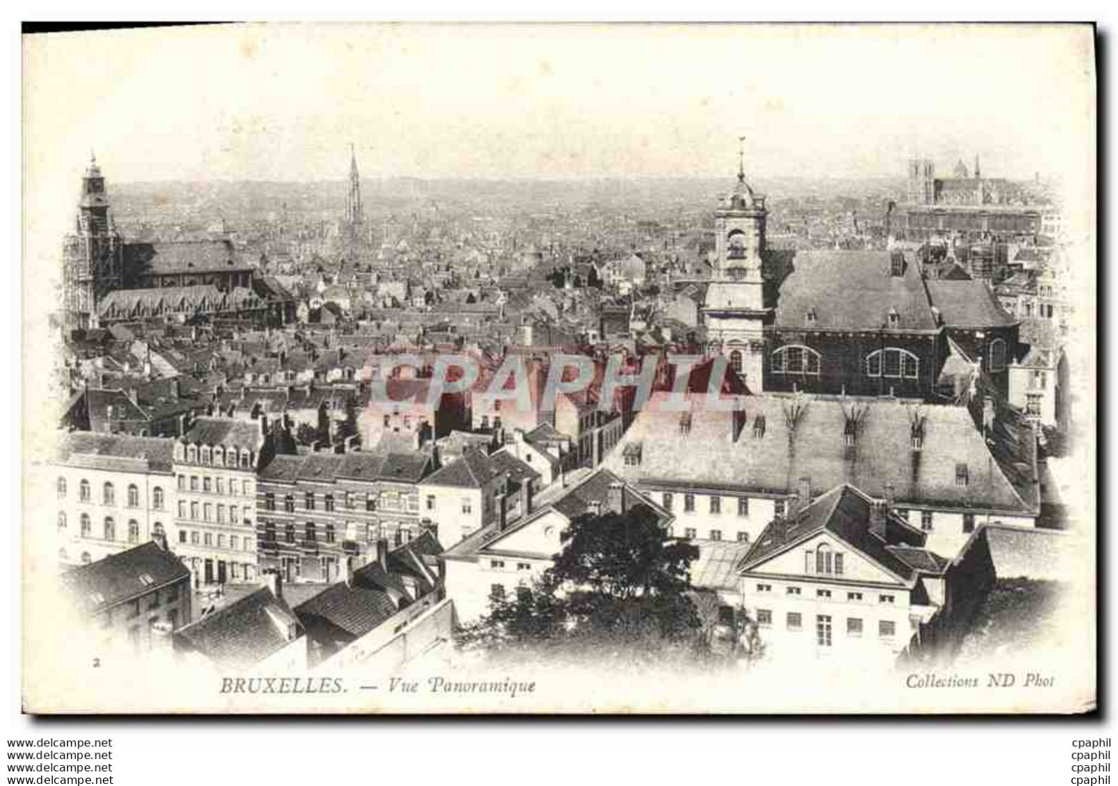 CPA Bruxelles Vue Panoramique - Panoramic Views