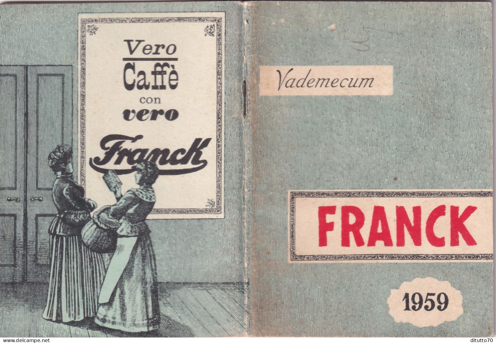 Calendarietto - Catte - Franck - Anno 1959 - Petit Format : 1941-60