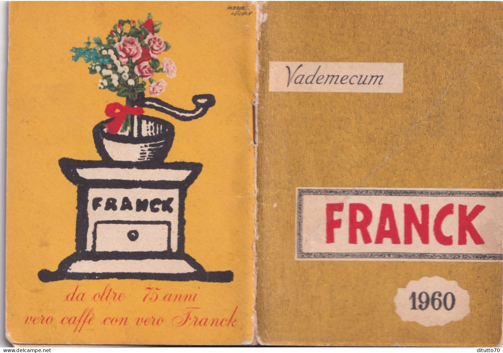 Calendarietto - Catte - Franck - Anno 1960 - Petit Format : 1941-60