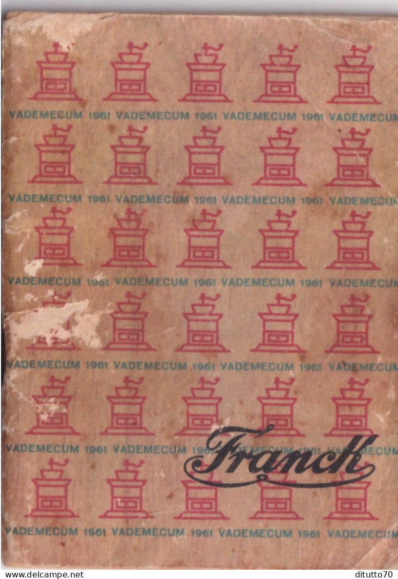 Calendarietto - Franck - Anno 1961 - Grand Format : 1961-70