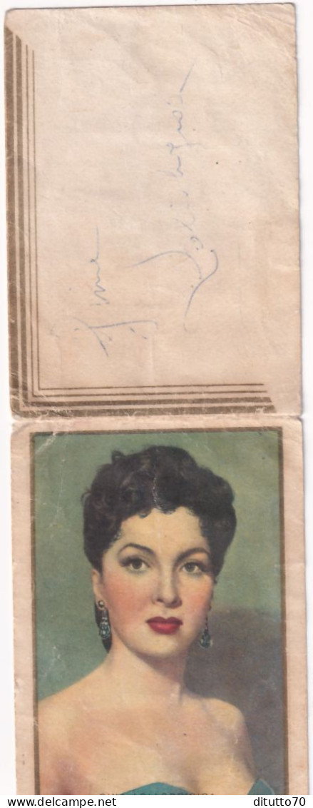 Calendarietto - Gina Lollobrigida - Anno 1954 - Grossformat : 1941-60