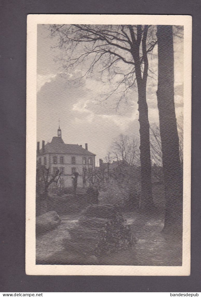 Carte Photo Amateur Un Coin De Chateau Porcien En 1925 ( Bois Coupé Voir Caracteristiques Au Verso 58187) - Chateau Porcien