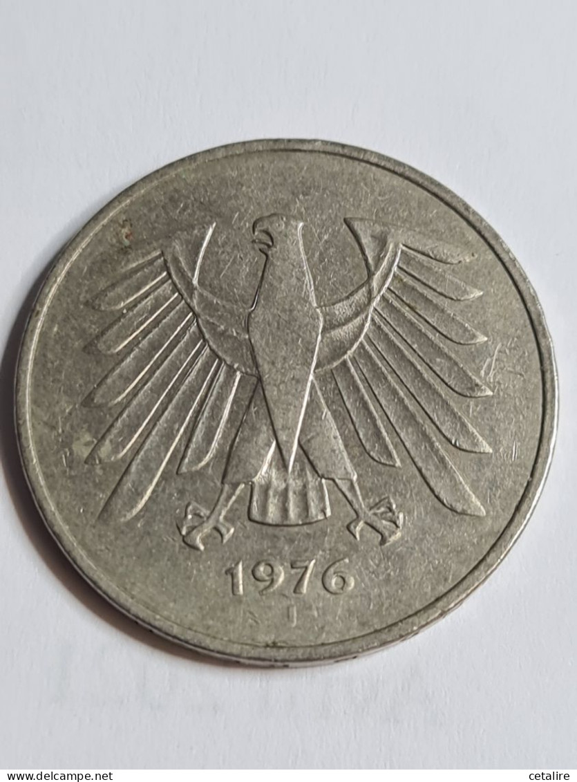 Allemagne 5 Mark 1976 - 5 Marchi