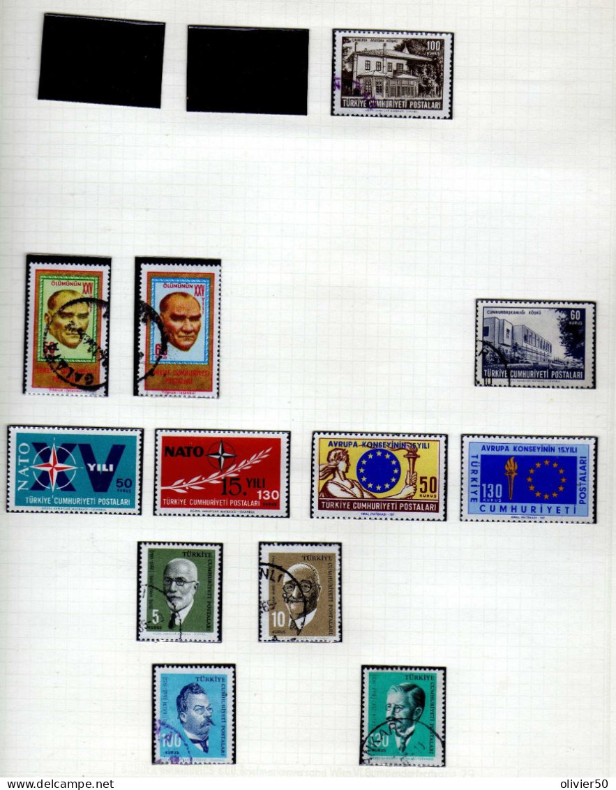 Turquie -   Celebrites - Sites - Nato - Neufs* Et Obliteres - Neufs* - - Unused Stamps