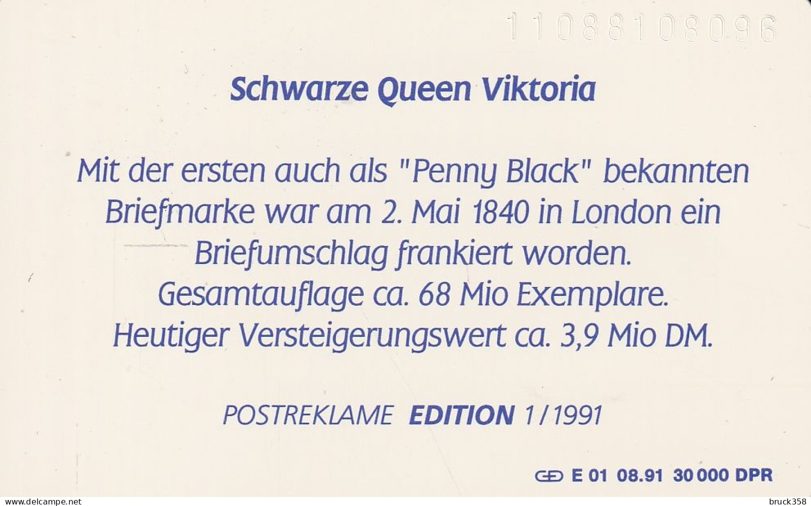 DEUTSCHLAND - E-Series: Editionsausgabe Der Dt. Postreklame
