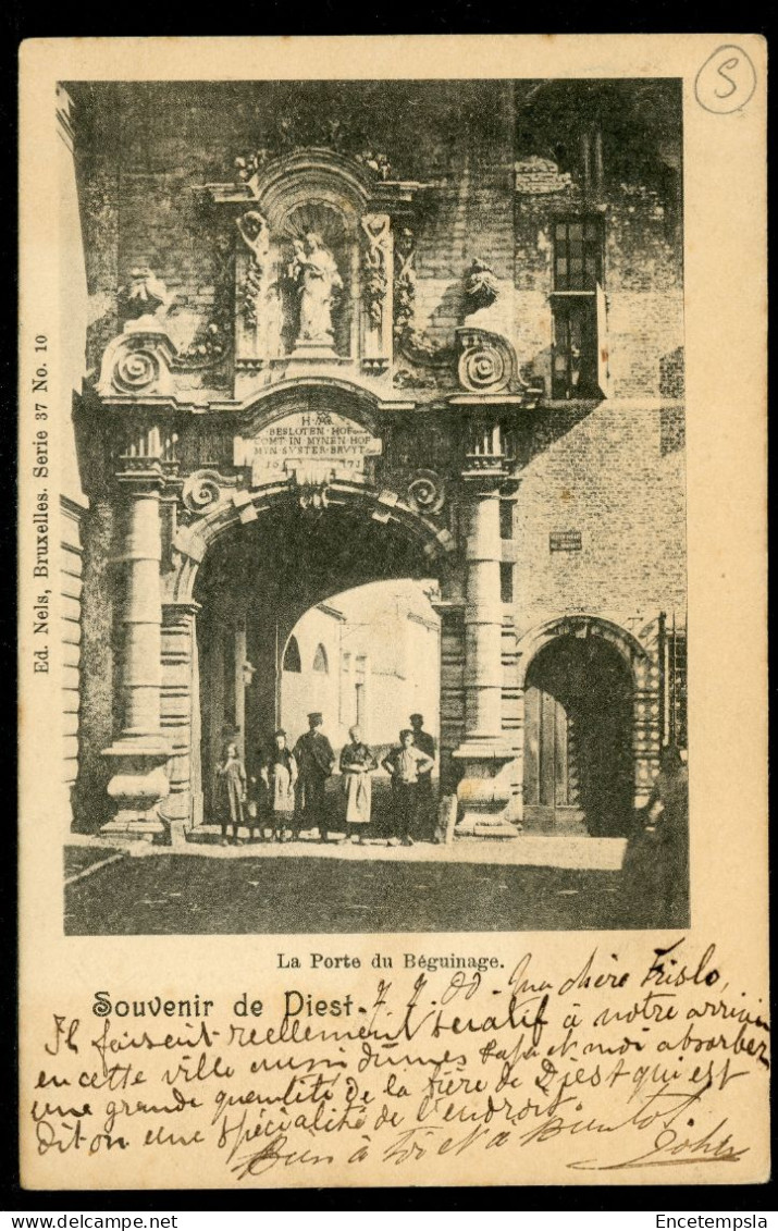 CPA - Carte Postale - Belgique - Souvenir De Diest - La Porte Du Béguinage (CP24180) - Diest