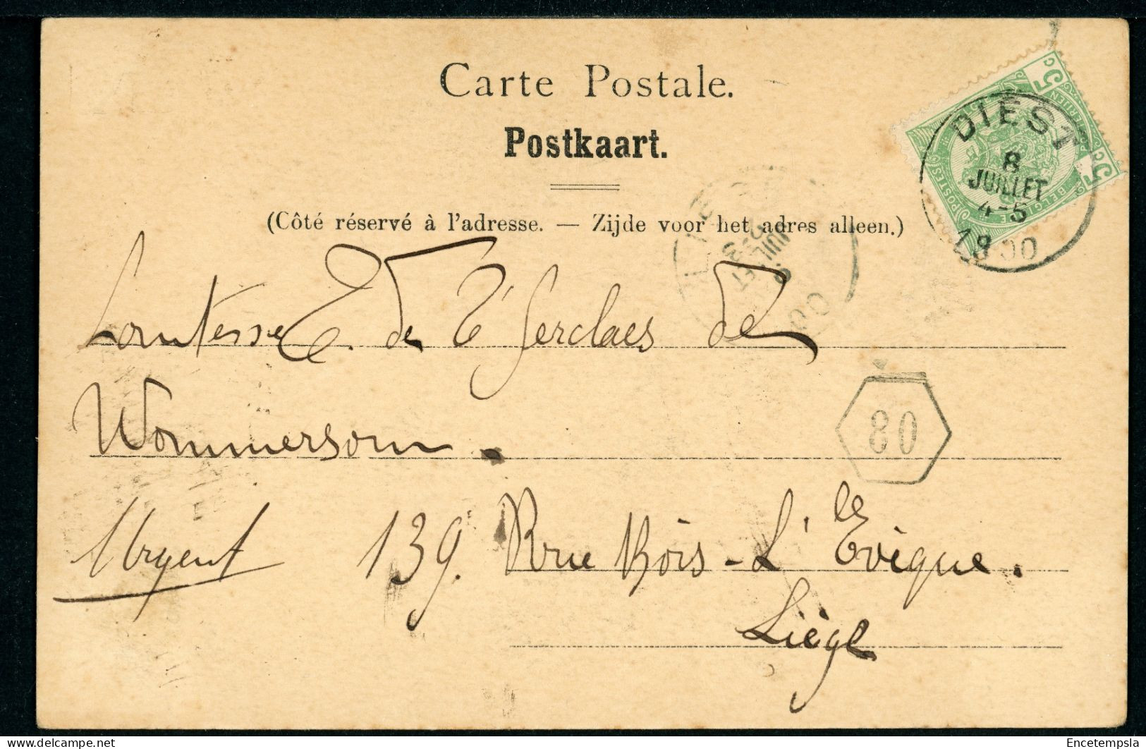 CPA - Carte Postale - Belgique - Souvenir De Diest - La Porte Du Béguinage (CP24180) - Diest