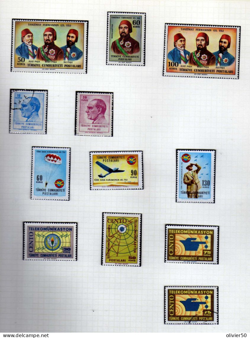 Turquie -   Celebrites - Sites - Nato - Neufs* Et Obliteres - - Unused Stamps