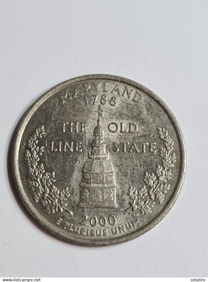 Etats Unis Quarter Dollar Maryland  2000 - 1999-2009: State Quarters