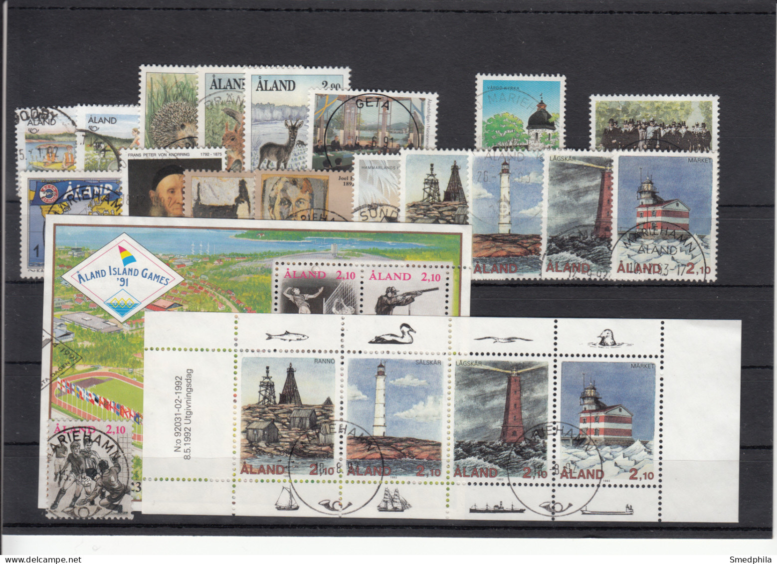 Aland 1991-1992  -  Full Years Used - Ålandinseln