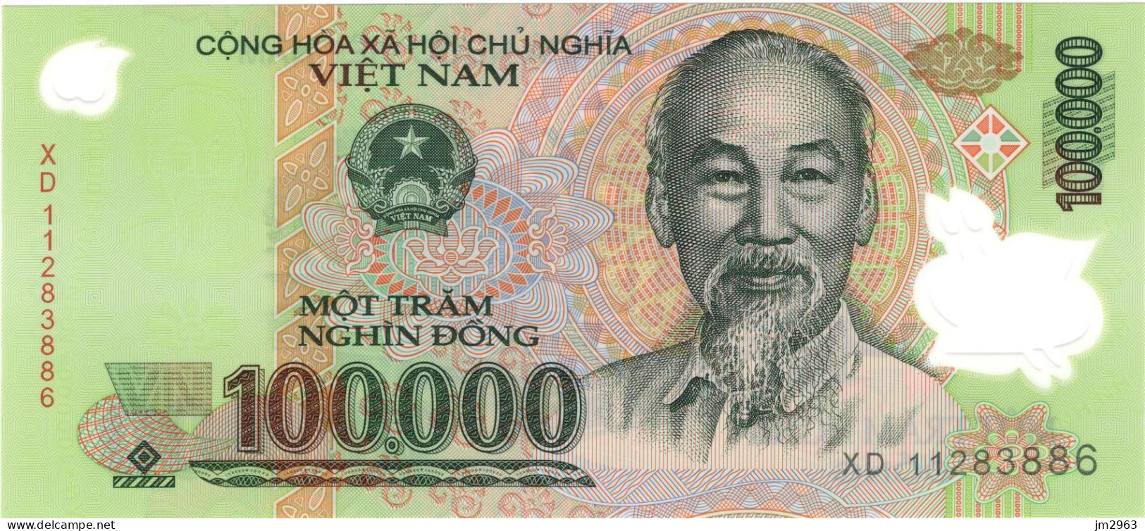 VIET NAM 100.000 DONG UNC 2011 XD 11283886 - Viêt-Nam