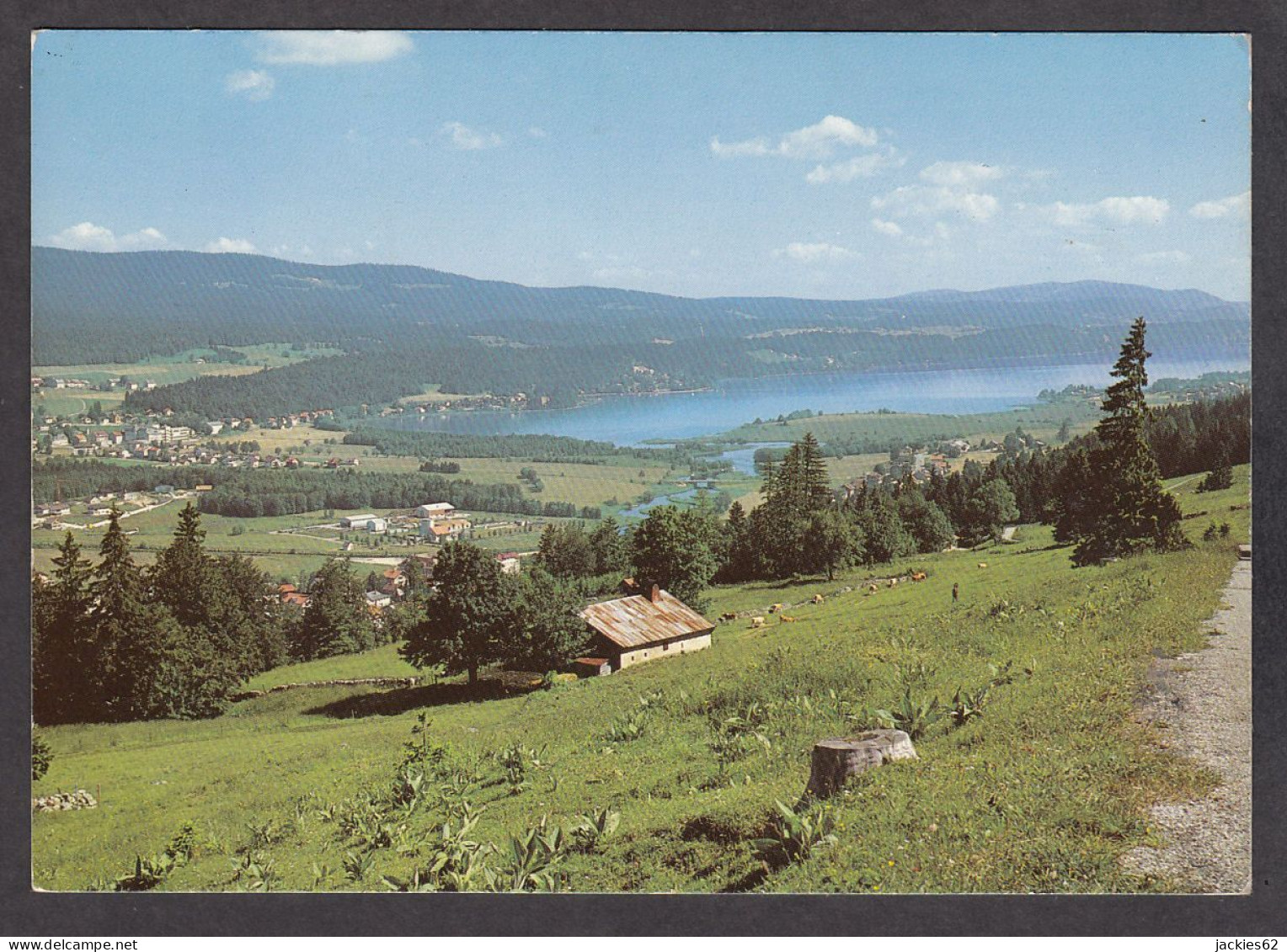 110175/ LE CHENIT, Le Chemin De Morc, Vue Sur L'Orient, Le Sentier, La Golisse, Le Soliat Et Le Petit Risoux - Le Chenit