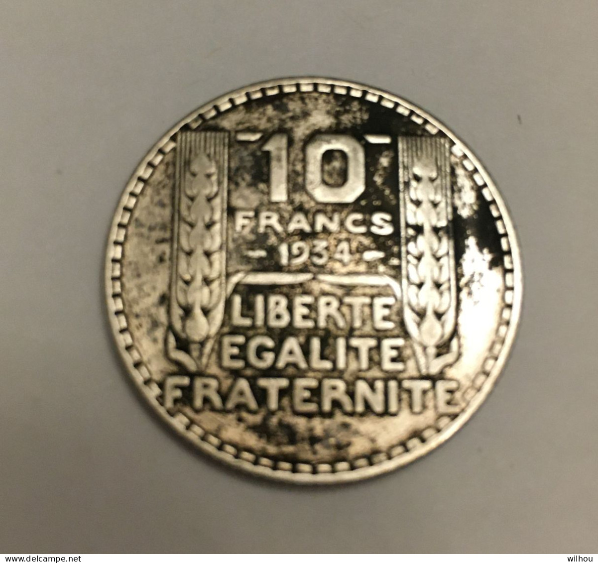 10 F TURIN 1934 - 10 Francs