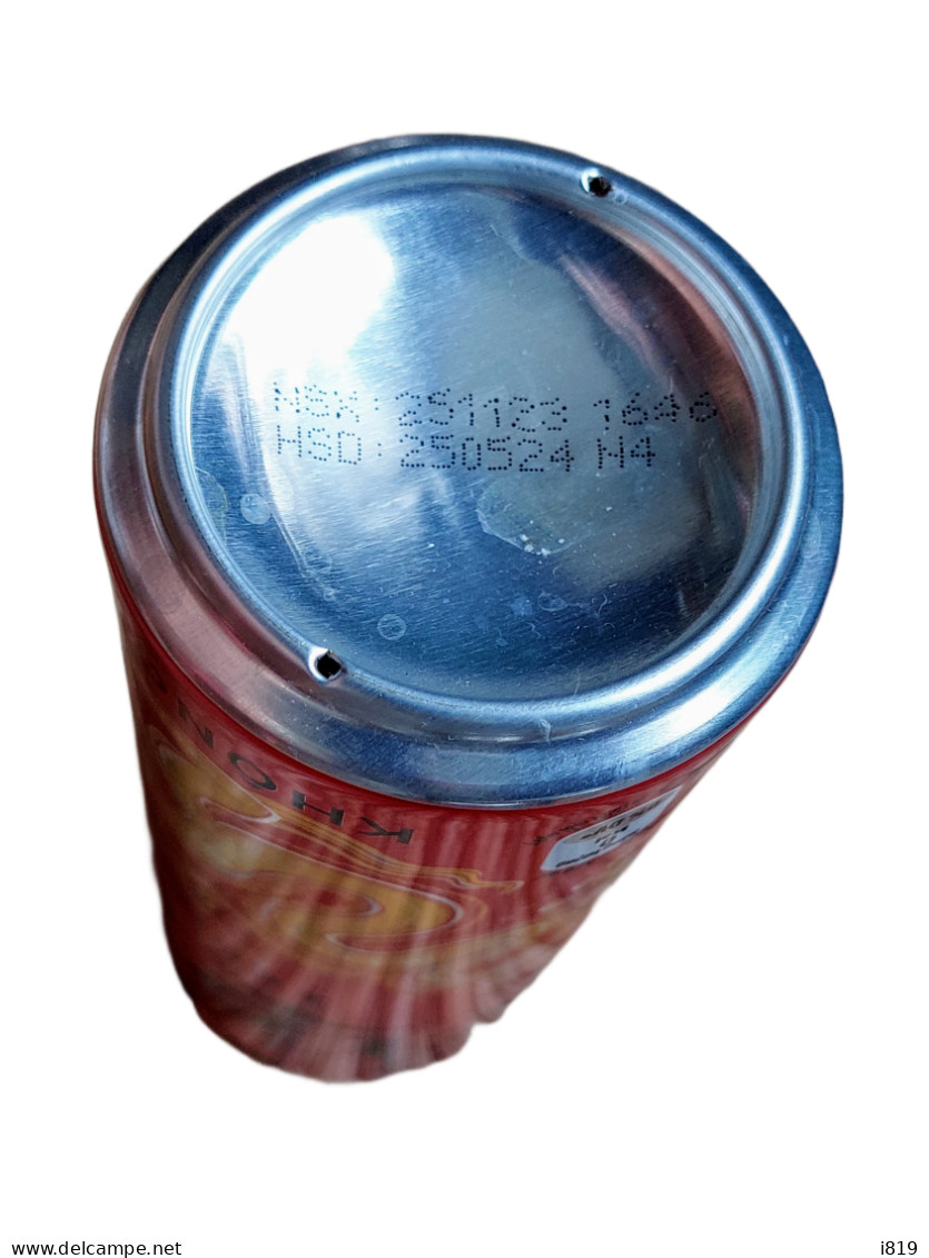 2024 Vietnam Coca Cola New Year Rong 1 Zero Sugar 320ml Can Empty Open Small Hole Bottom - Cans