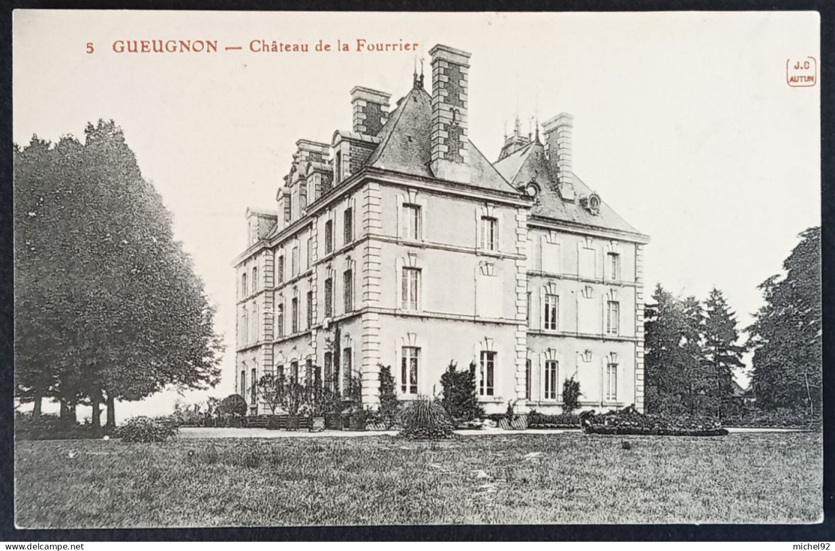 CPA - Gueugnon - Château De La Fourrier - Gueugnon