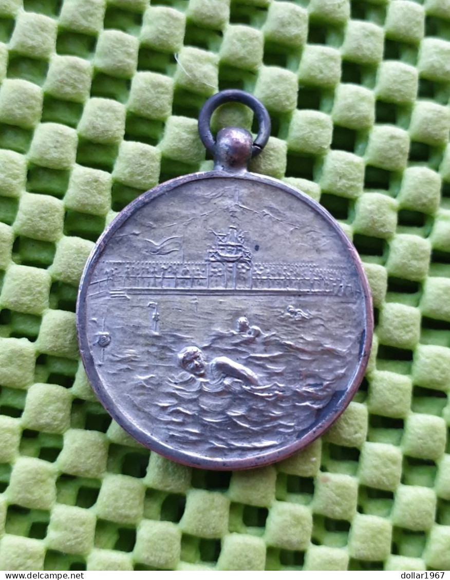 Medaille - 2e. Prijs De Eems 1936 , Rivier In Groningen. -  Original Foto  !!   Medallion Dutch - Sonstige & Ohne Zuordnung