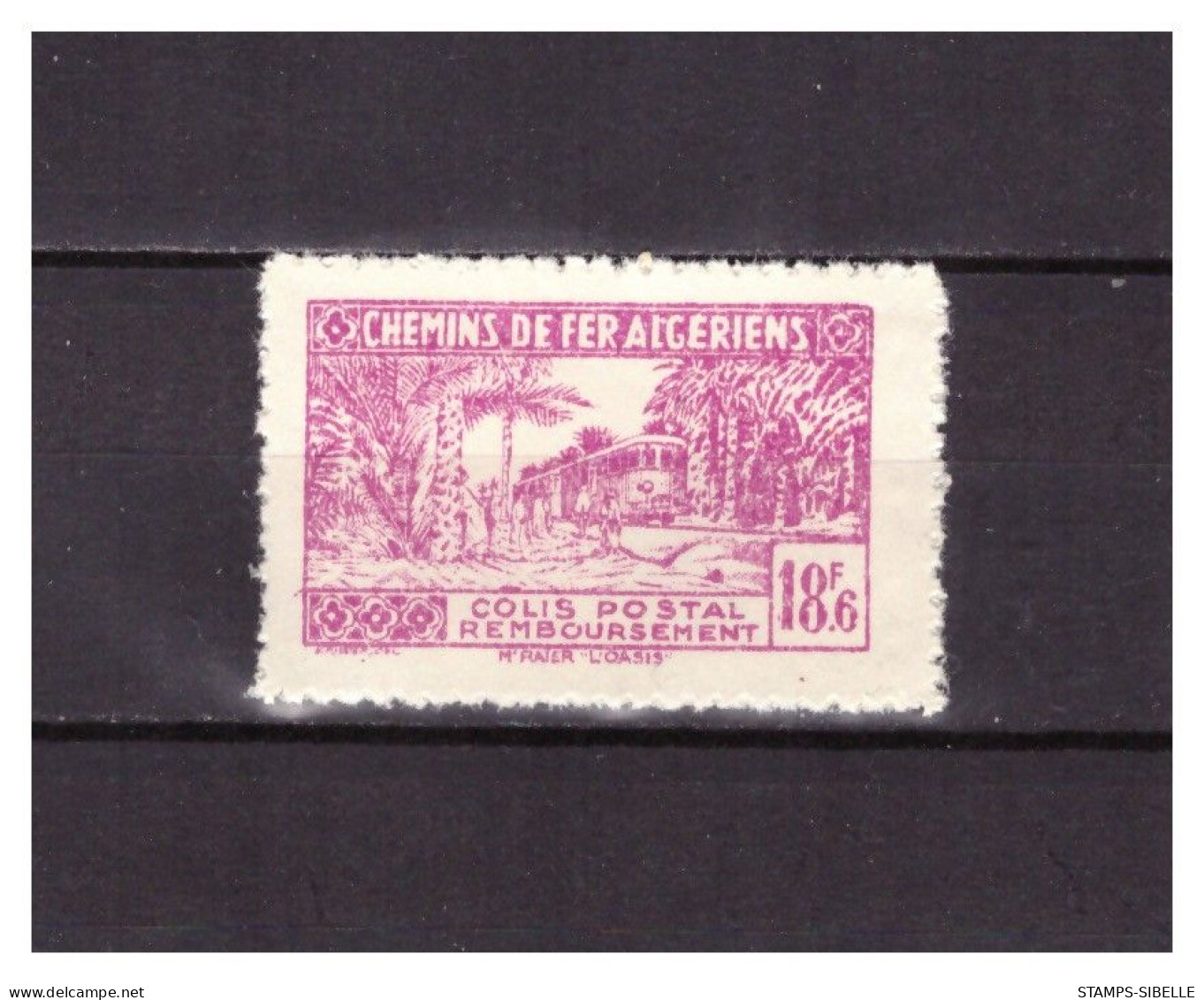 ALGERIE N° CP  157 A    . 18 F  6  SANS SURCHARGE  CONTROLE . NEUF  **   . SUPERBE . - Parcel Post