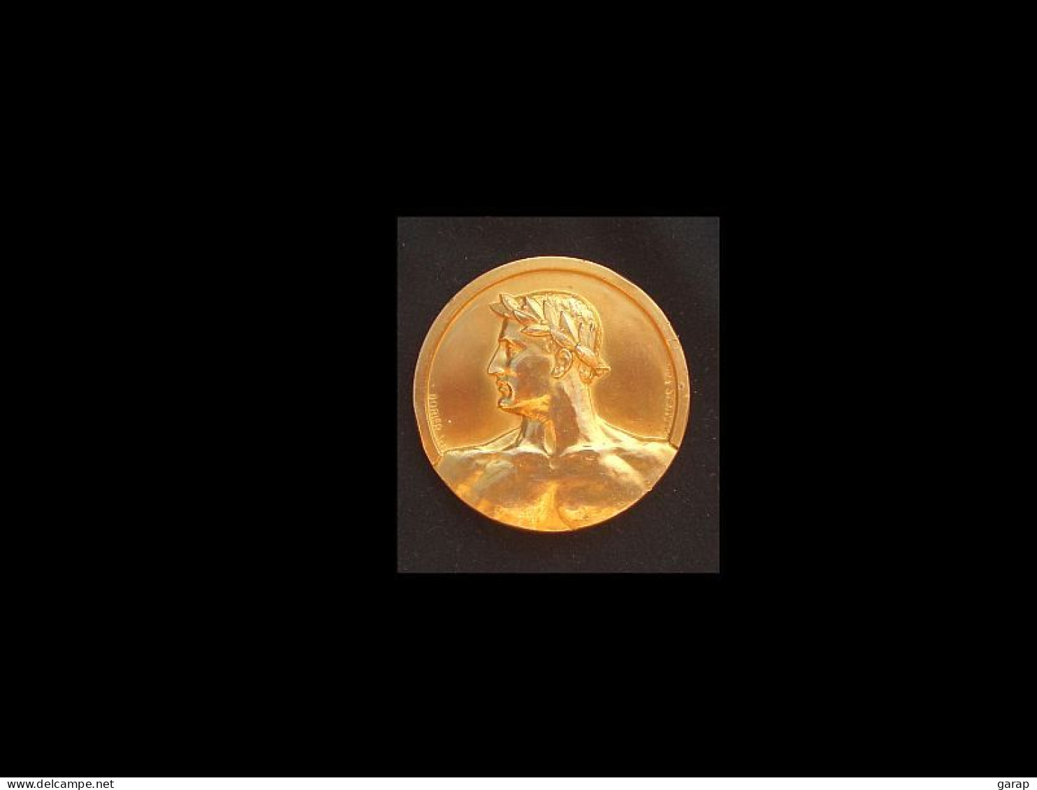 D3-769 Médaille Bronze à Déterminer Signée Dorier Et  A.Augis Edition Au Dos,sculpture Feuillage Sur Le Pourtour - Personen