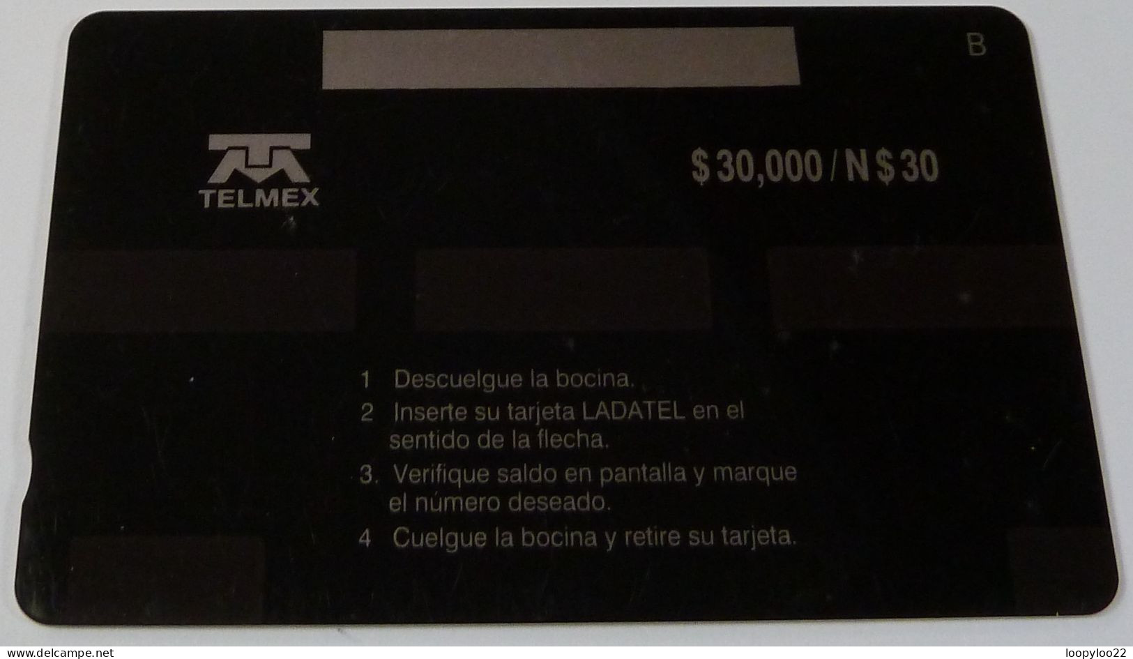 Mexico - GPT - Test  - 30 000 Pesos - Sample Without Control - Ladatel - Mexique