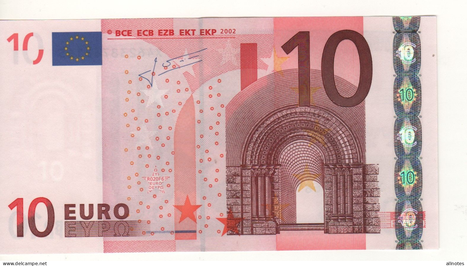 10 EURO  "X" Germany    Firma Trichet      R 020 F6   X46   /   FDS - UNC - 10 Euro