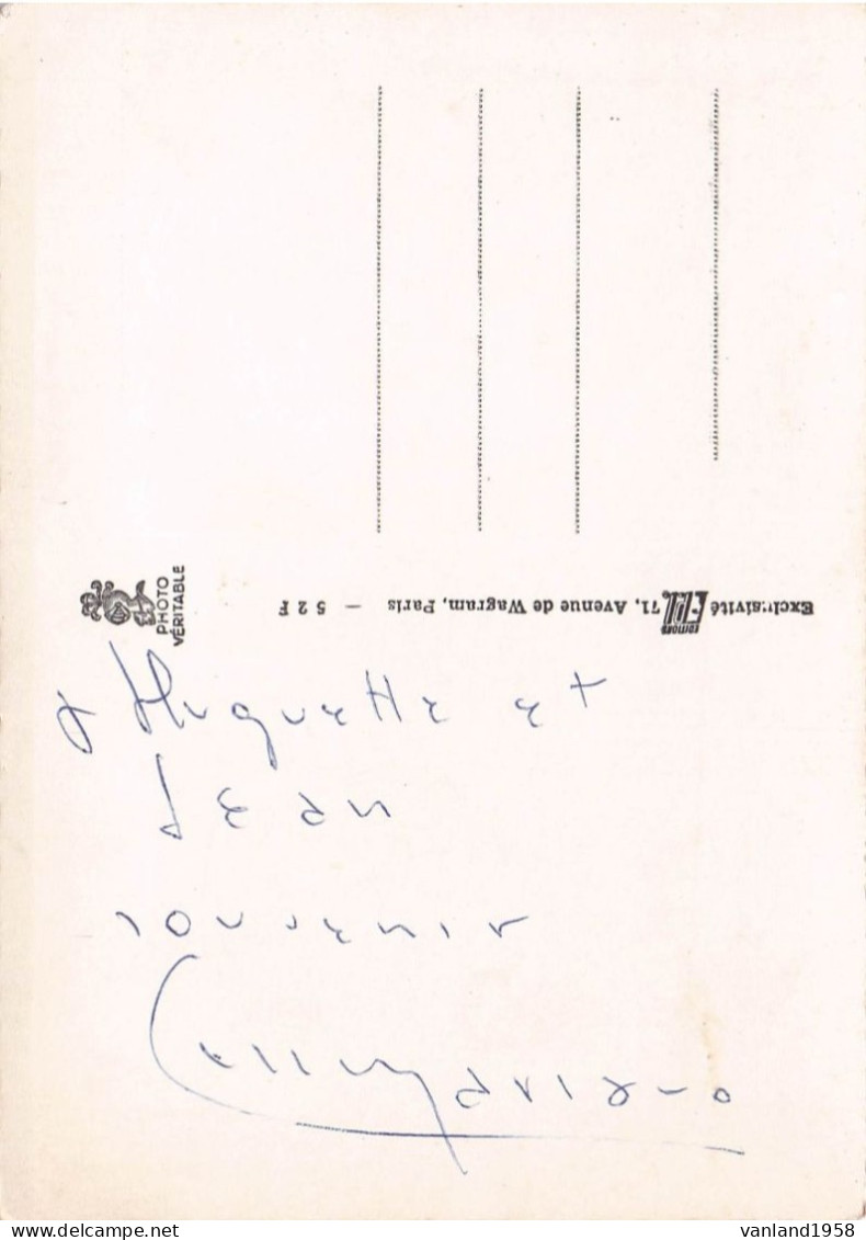 LUIS MARIANO -autographe Sur Carte Postale Semie Moderne Grand Format - Chanteurs & Musiciens