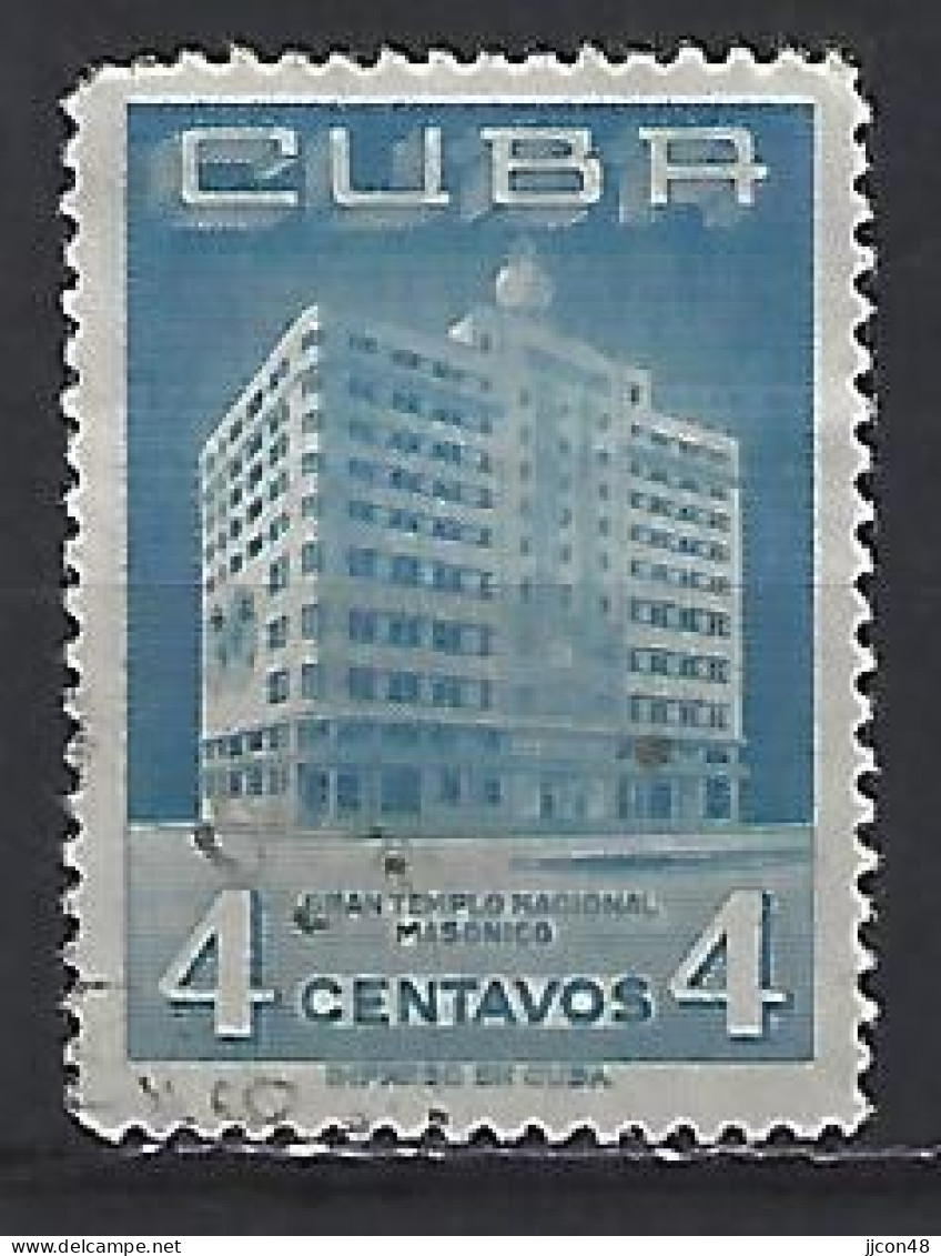 Cuba 1956  Grand Masonic Temple, Havana (o) Mi. - Usados