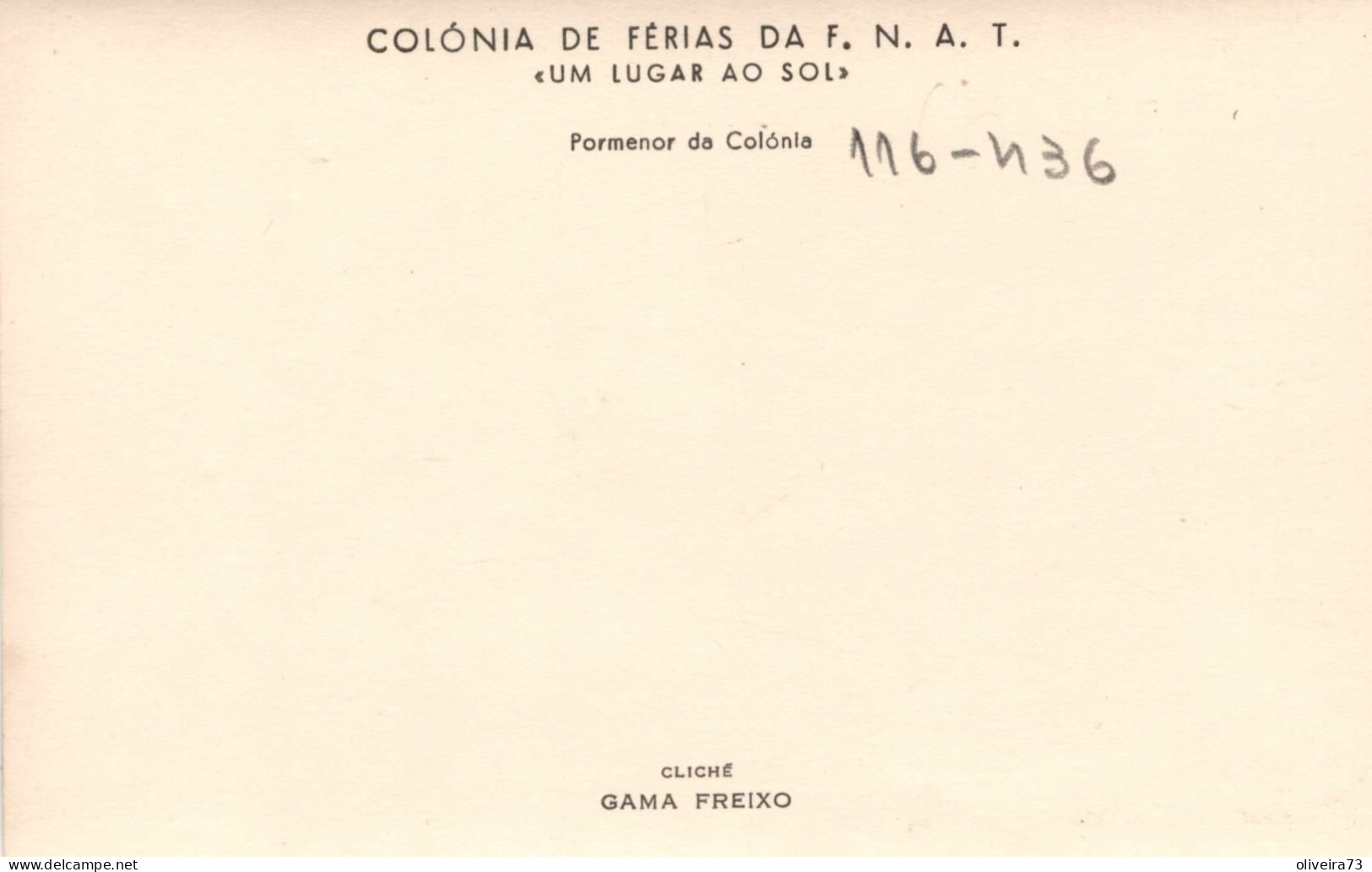 COSTA DA  CAPARICA - Colónia De Férias Da F.N.A.T. - Um Lugar Ao Sol - PORTUGAL - Setúbal