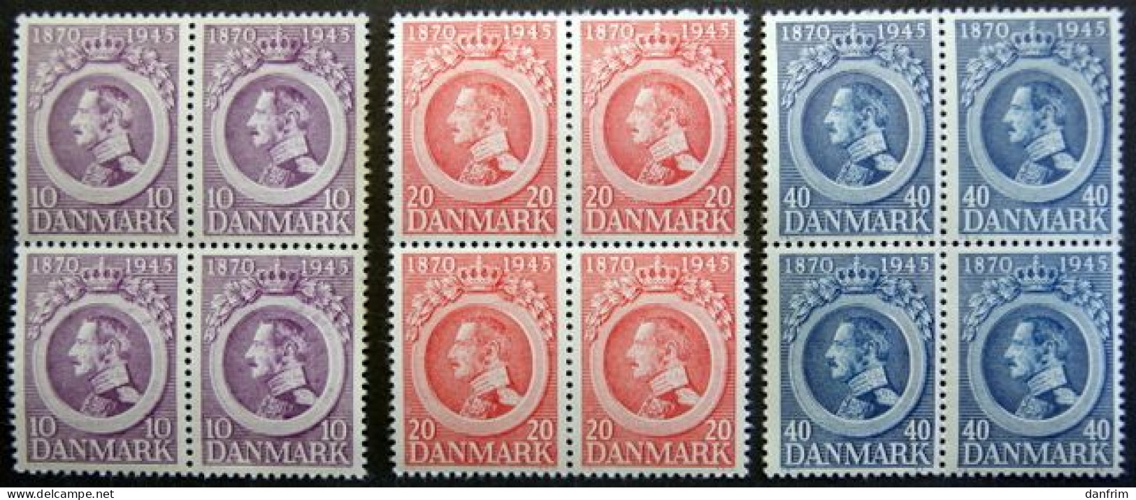 Denmark 1945  Minr.286-88   MNH (** )   ( Lot Ks 1644 ) - Ongebruikt