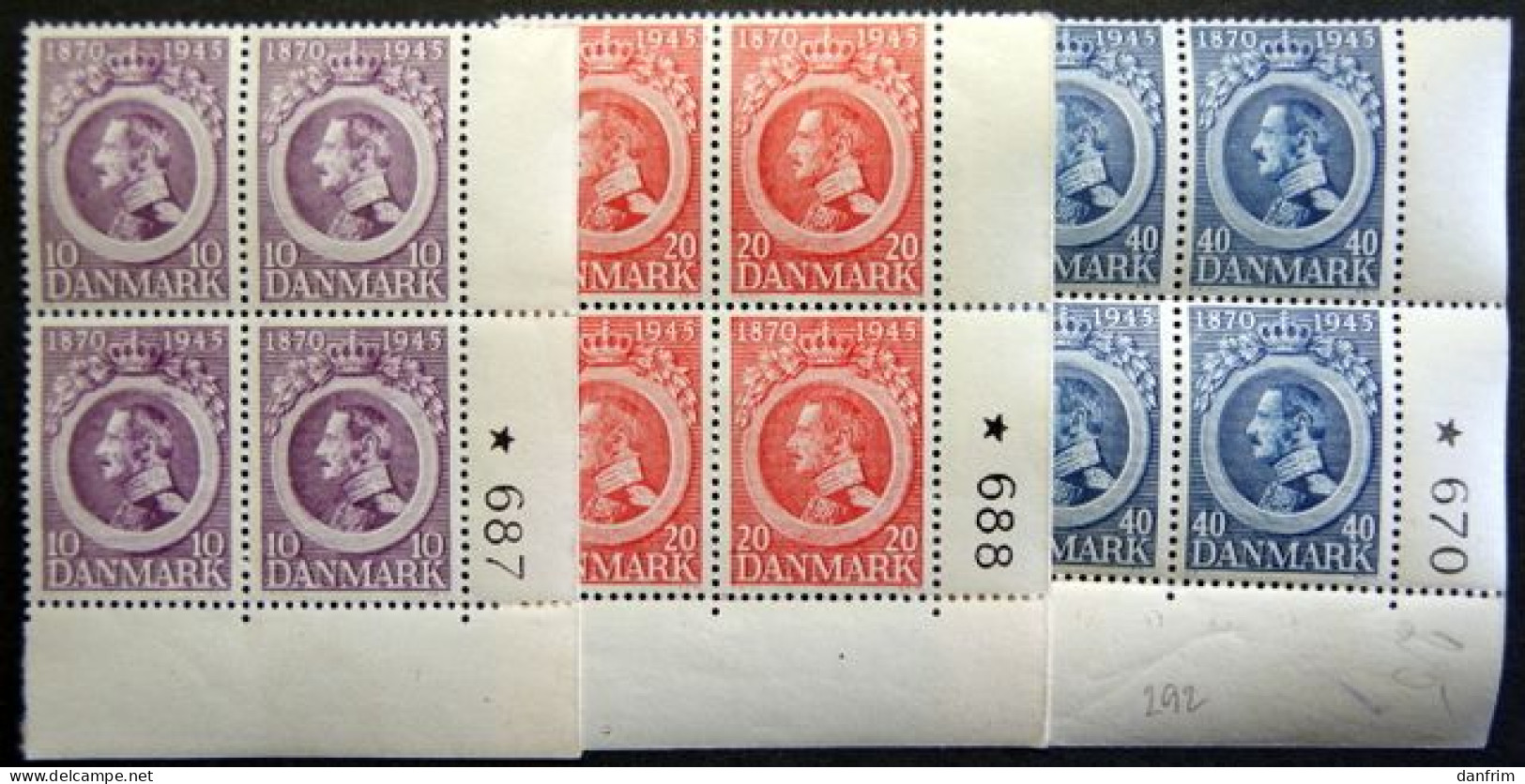 Denmark 1945  Minr.286-88   MNH (** )   ( Lot Ks 1645 ) - Ongebruikt