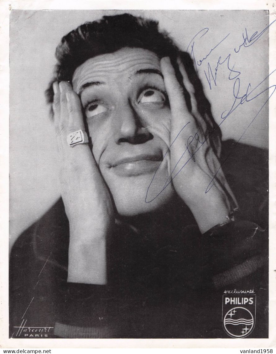 PHILIPPE CLAY-autographe Sur Photo Format 18 X 24 Cm - Sänger Und Musiker