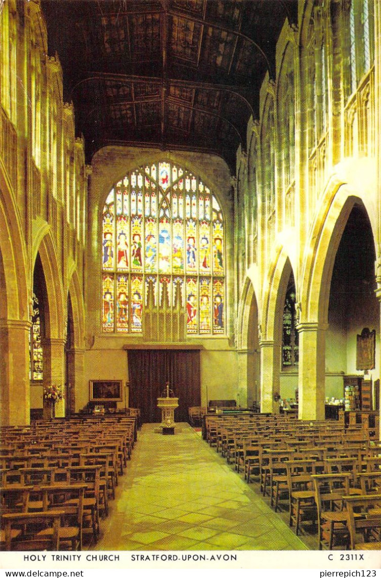 Stratford Upon Avon - Eglise De La Sainte Trinité - Intérieur - Stratford Upon Avon