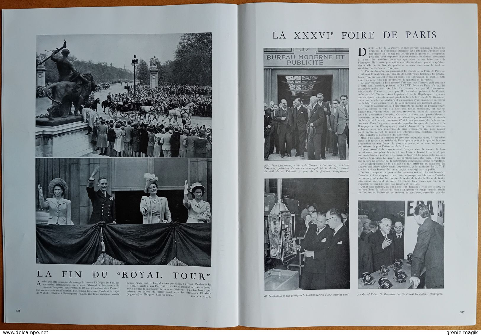 France Illustration N°86 24/05/1947 Félix Eboué/Indochine échec du viet-minh/Les passages parisiens/Foire de Paris