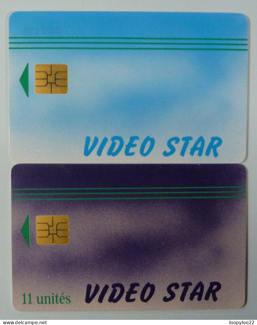 FRANCE - Chip - VIDEO STAR - Set Of 2 - Used - Sonstige & Ohne Zuordnung