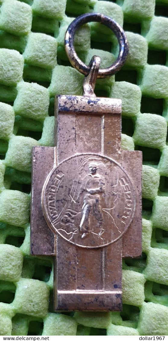 Medaille - Wandel Sport , "Spirit "Delfzijl 9-10 Mei 1953. 15/25 Km  -  Original Foto  !!   Medallion Dutch - Autres & Non Classés