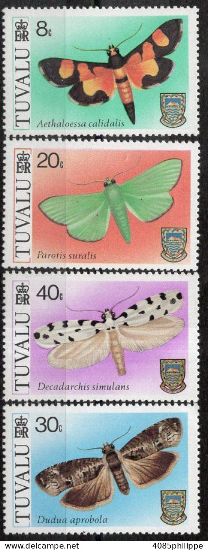 TUVALU Timbres-Poste N°135 à 138** Neufs Sans Charnières Cote : 2€50 - Tuvalu